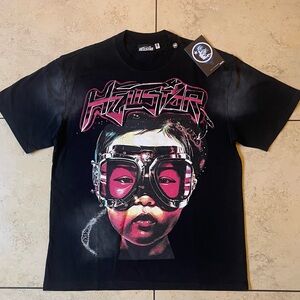 Hellstar The Future T-Shirt 'Black/ Pink